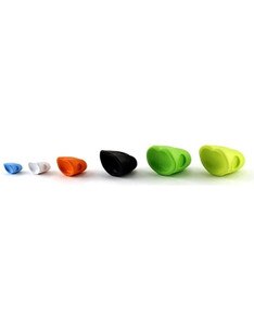 Hareline Dubbin Double Barrel Popper Bodies in White